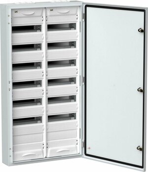 TITAN 5 Корпус металлический ЩРн-168 (2х84) 1085х570х140 IP54 белый IEK