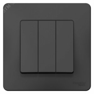 BLANCA скрытой установки трехклавишный выключатель (cх.05), 10A, 250B, антрацит