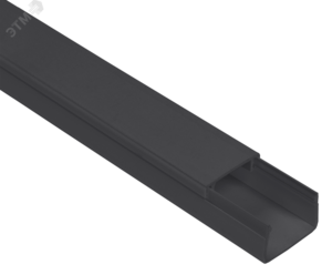 Кабель-канал 25х16 ЭЛЕКОР черный (50м)
