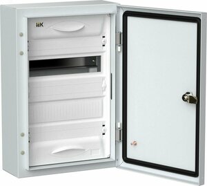 TITAN 5 Корпус металлический ЩРн-24 (1х24) 460х310х140 IP54 белый IEK