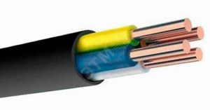 Кабель силовой ВВГнг(А)-LSLTx 4х1,5 ок (N) — 0,66 кВ ТРТС