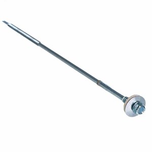 Саморез для сэндвич-панелей 6.3/5.5х240 с шестигранной головой сверлоконечный с шайбой EPDM оцинкованный (1 шт.)