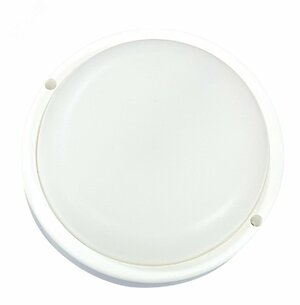 Светильник светодиодный ДПО-12Вт 960 лм 4000K IP65 ЖКХ круг с микроволновым датчиком движения Luma