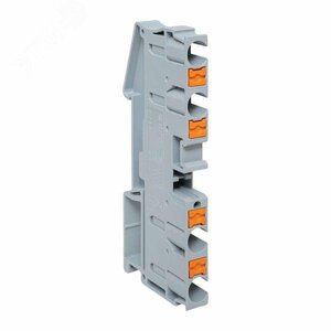 Клемма Push-in 6 мм2 4 вывода серая EKF