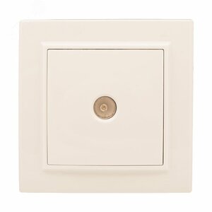 Розетка TV одноместная СП бежевый 75Ом 5-862МГц Минск