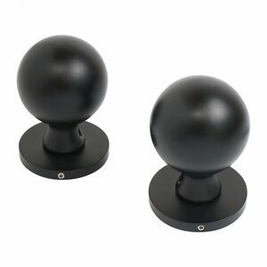 «Комплект ручек ALLUR ART COLLECTION «»SFERA»» BL (59150) матовый черный»
