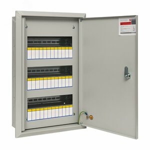 Щит распределительный встраиваемый ЩРв-36з IP31 520х340х120 с замком