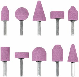 Шарошки абразивные по металлу, 10 шт. (большие)