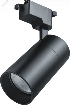 Светильник трековый светодиодный на шинопровод NLT-T1-1L-30W-840-BL-LED однофазный черный 30 Вт 4000К