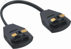 Коннектор гибкий черный для шинопровода NLT-C-1L-AS2-BL-F