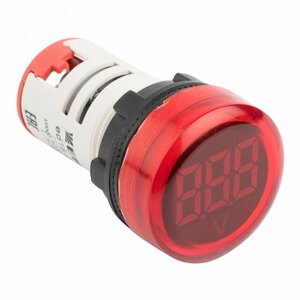 Индикатор значения напряжения красный ED16-22VD PROxima