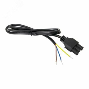 Кабель для подключения светодиодных линейных светильников ДБО-60/120/150 черный 1 метр 3×0,75 мм2