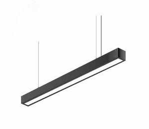 Светильник ДВО 1103 О 54Вт черный 4000К 1590х60х55 IP40 с БАП LUMA