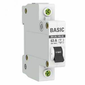 Выключатель нагрузки 1P 63А ВН-29 Basic