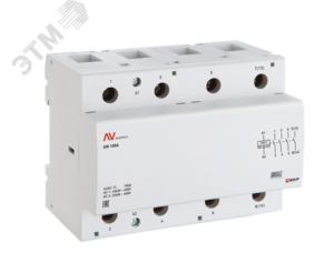 Контактор модульный КМ 80А 3NO+1NC 24VAC (6 мод.) AVERES EKF