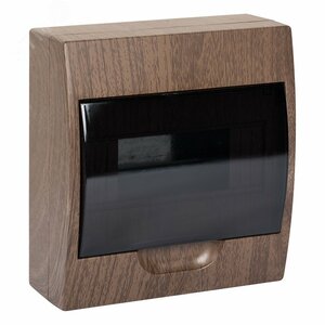 Щит распределительный навесной ЩРН-П- 8 темное дерево IP41 PROxima