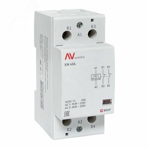 Контактор модульный КМ 40А 2NC 230VAC (2 мод.) AVERES