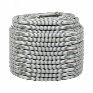 Труба гофрированная ПВХ с зондом d16мм (50м) Plast PROxima