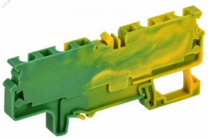 ARMAFIX Клемма пружинная CX4-4 PE 4мм2 четырехконтактная заземляющая IEK
