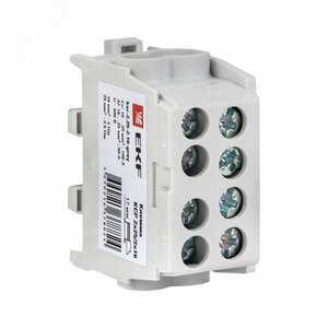 Клемма распределительная КСР с двойным винтом 2×25/2×16 серая PROxima