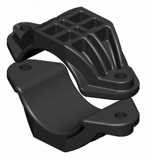 Крепление одиночное кабельное D 65-90 мм (две половинки)
