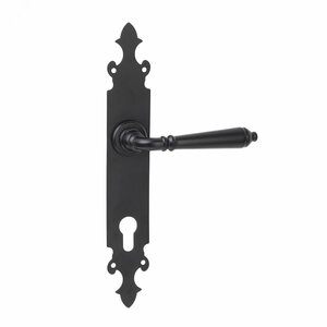 Комплект ручек АЛЛЮР РН-57А(56А) 85 мм BL матовый черный