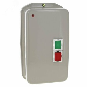 Пускатель магнитный ПМЛ-3230-40А-230В с тепловым реле 30-40А в корпусе IP65, с кнопками Пуск/Стоп, с индикацией