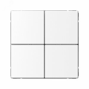 ARTGALLERY 4-клавишный ВЫКЛЮЧАТЕЛЬ СЦЕНАРНЫЙ, сх. 1,  БЕЛЫЙ