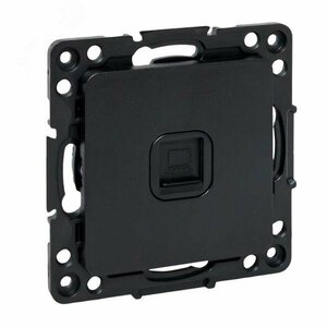Стокгольм Механизм Розетки RJ-45 1-местной черный