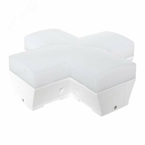 Коннектор фигурный для светодиодных линейных светильников ДБО-X белый 12Вт 4000К IP20 LUMA