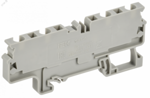 ARMAFIX Клемма пружинная CX4-4 4мм2 четырехконтактная серая IEK