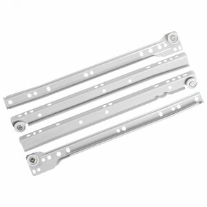 Направляющие роликовые StahlBuro 300/0,8 мм серый