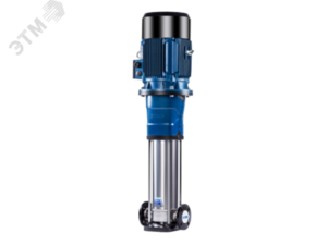 Насос центробежный многоступенчатый вертикальный CDM3-7FSWPC, 0,75кВт, станд. Фланец, 3х220В/3х380В, 50 Гц, чугун, 70С