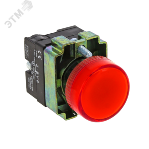 Лампа сигнальная BV64 красная с подсветкой