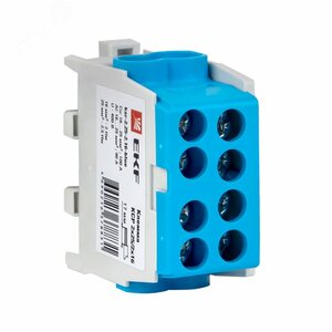 Клемма распределительная КСР с двойным винтом 2×25/2×16 синяя PROxima