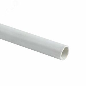 Труба гладкая ПВХ жесткая d20 мм/2м белая(упак    50м) EKF-Plast