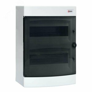 Щит распределительный навесной Unix прозрачная дверь 2х12 модулей IP41 EKF PROxima