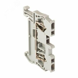 Клемма проходная пружинная ST 1.5 мм2 серая EKF