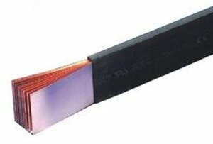Шина медная гибкая изолированная ШМГИ 8x32x1 PROxima