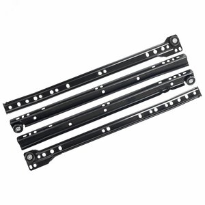 Направляющие роликовые StahlBuro  350/0,8 мм черный