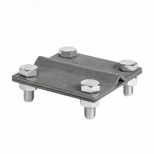 Зажим универсальный полоса 40 — прут 10 пластина 70×70 мм HZ PROxima