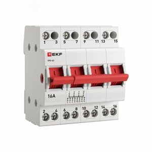 Переключатель трехпозиционный ТПС-63 4P 16А PROxima