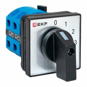 Переключатель кулачковый ПК-1-101 25А 1P 0-1-2-3 IP65 EKF
