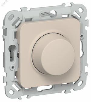 FLITE Светорегулятор проходной TRIAC 550Вт СС26-5-12-ФлЛ льняной IEK