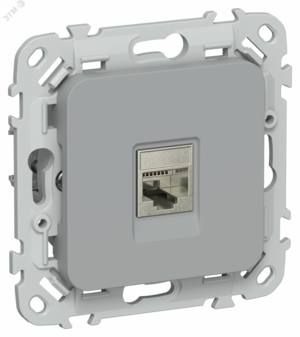 FLITE Розетка компьютерная RJ45 категория 6 STP РК6-1-1-ФлС серый IEK
