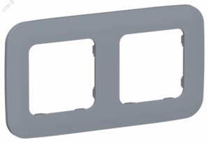 FLITE ARTISTIC Рамка 2-местная РУ-2-А-ФлМ маренго IEK