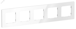 FLITE CLASSIC Рамка 5-местная РУ-5-К-ФлБ белый IEK