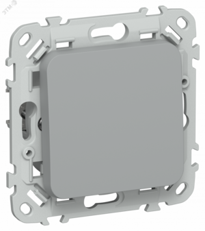FLITE Выключатель 1-клавишный 10А ВС11-1-0-ФлС серый IEK