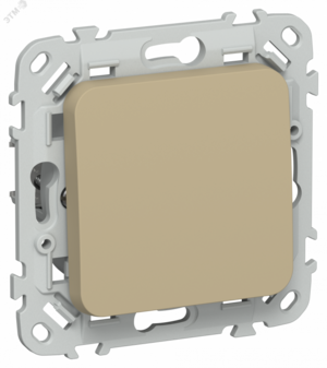 FLITE Выключатель 1-клавишный кнопочный 10А ВС11-2-0-ФлХ хаки IEK