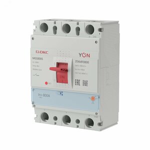 Выключатель автоматический YON MGS800 3P 640-800 A 60 kA
